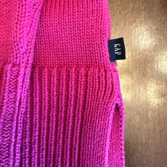 GAP Women's Crewneck Long Sleeve Wool Blend Cotton Pullover, Pink,‎ Size XL - Picture 6 of 8